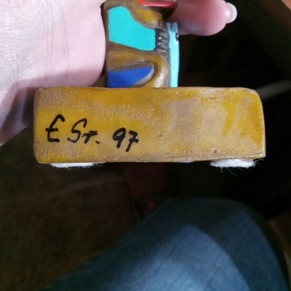 HS Quality Brann Hand Made Totem Pole Signed Numbered Vintage Tag Attached * - Picture 13 of 13